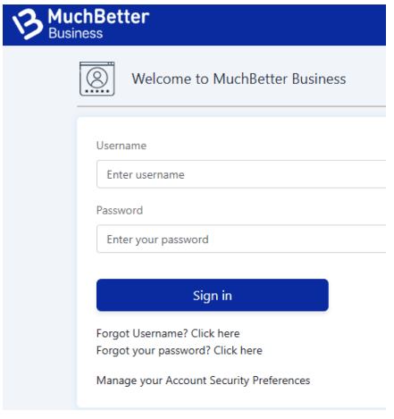 Sign into your Web Application