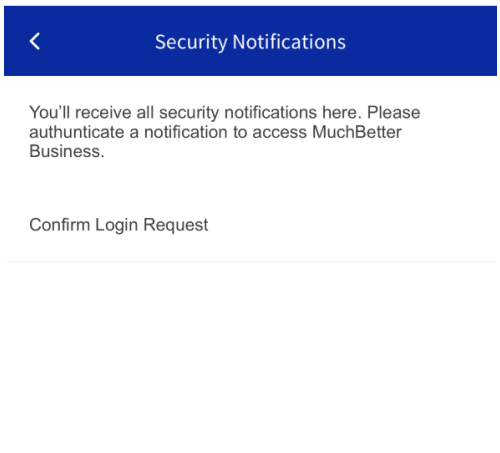 Confirm Login Request