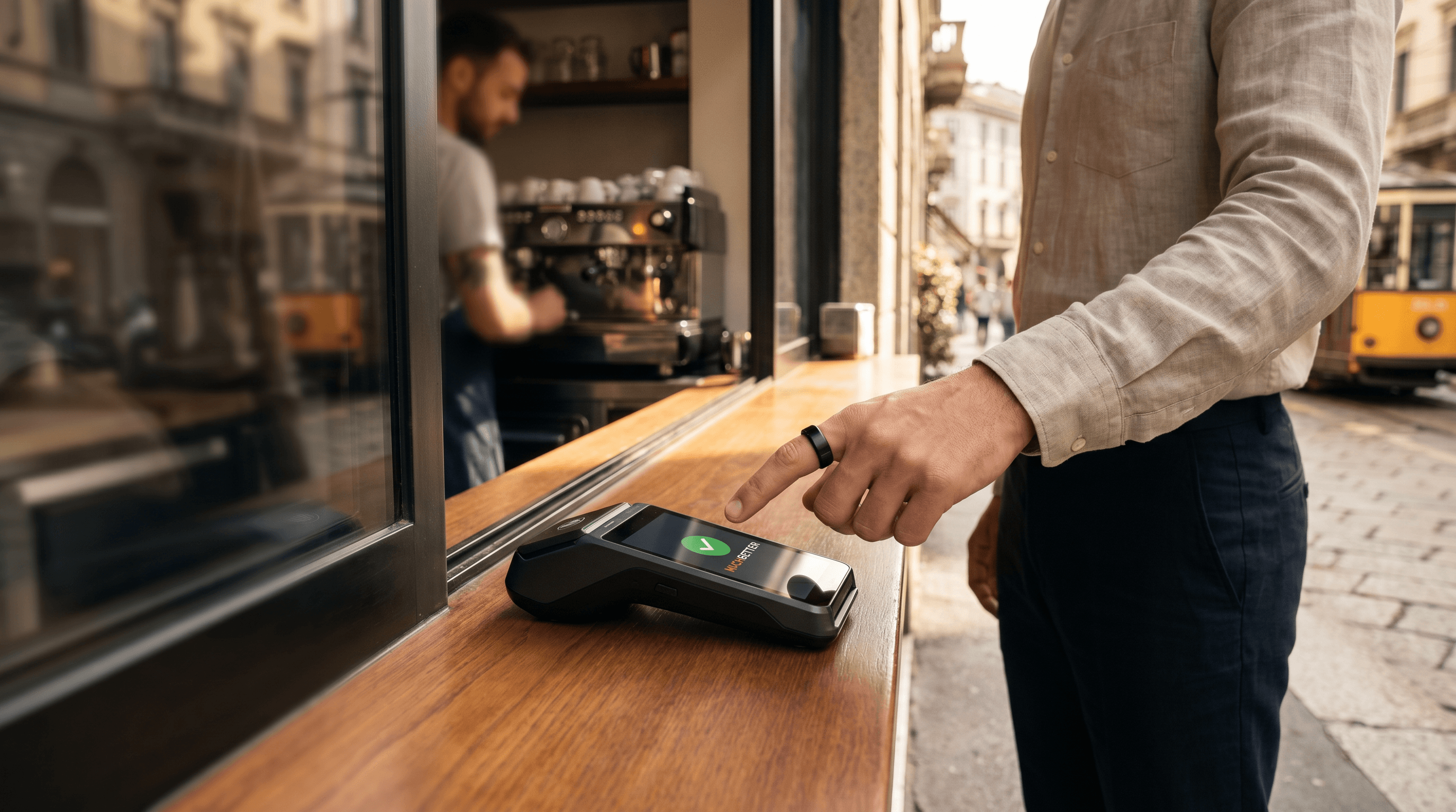 Paying with an NFC ring: how it works in Italy