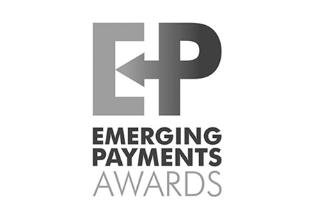 Logotipo de premios de pagos emergentes 