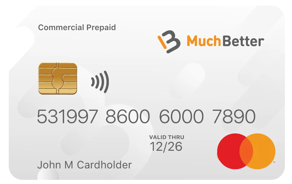 MuchBetter card corporativ